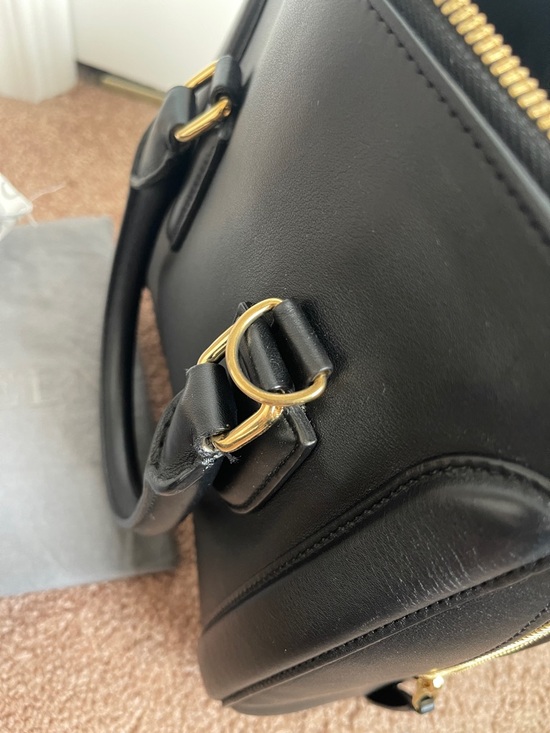 Alexander McQueen Black Heroine Bag with Gold Hardware/Shoulder strap - Picture 16 of 16